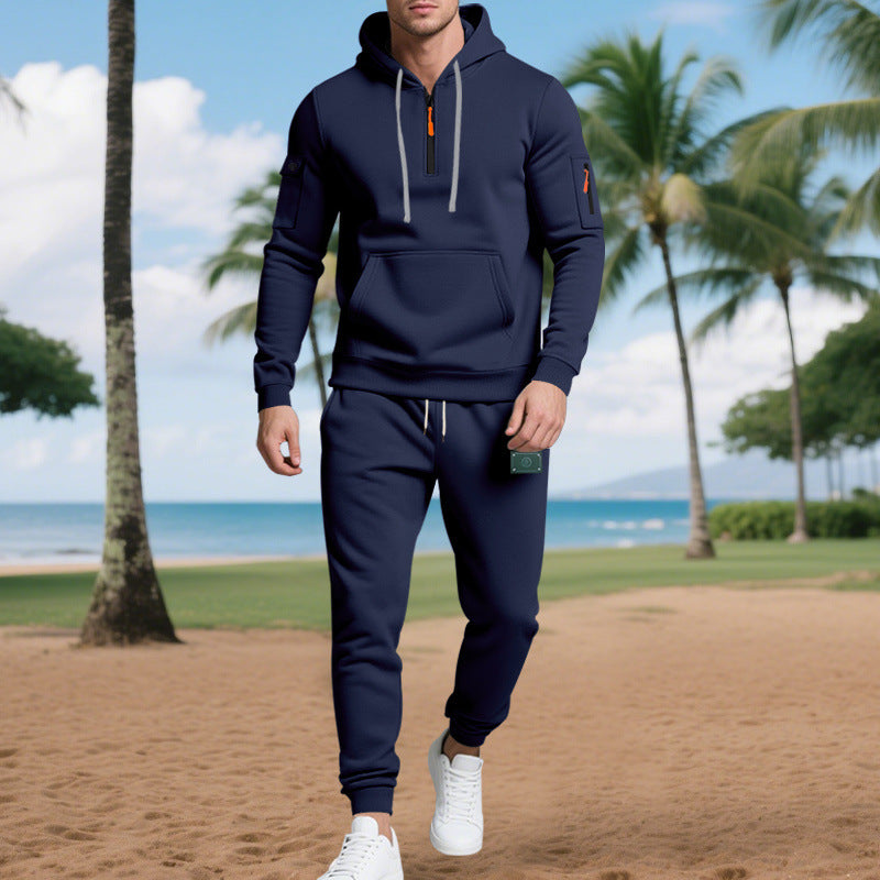 Herren Freizeit-Sweatset mit praktischen Taschen und Kordelzug Aliams