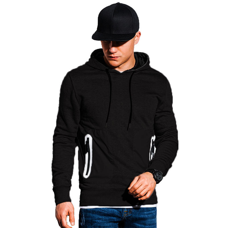 Herren Kapuzenpullover mit funktionalen Taschen und stylischem Design Aliams