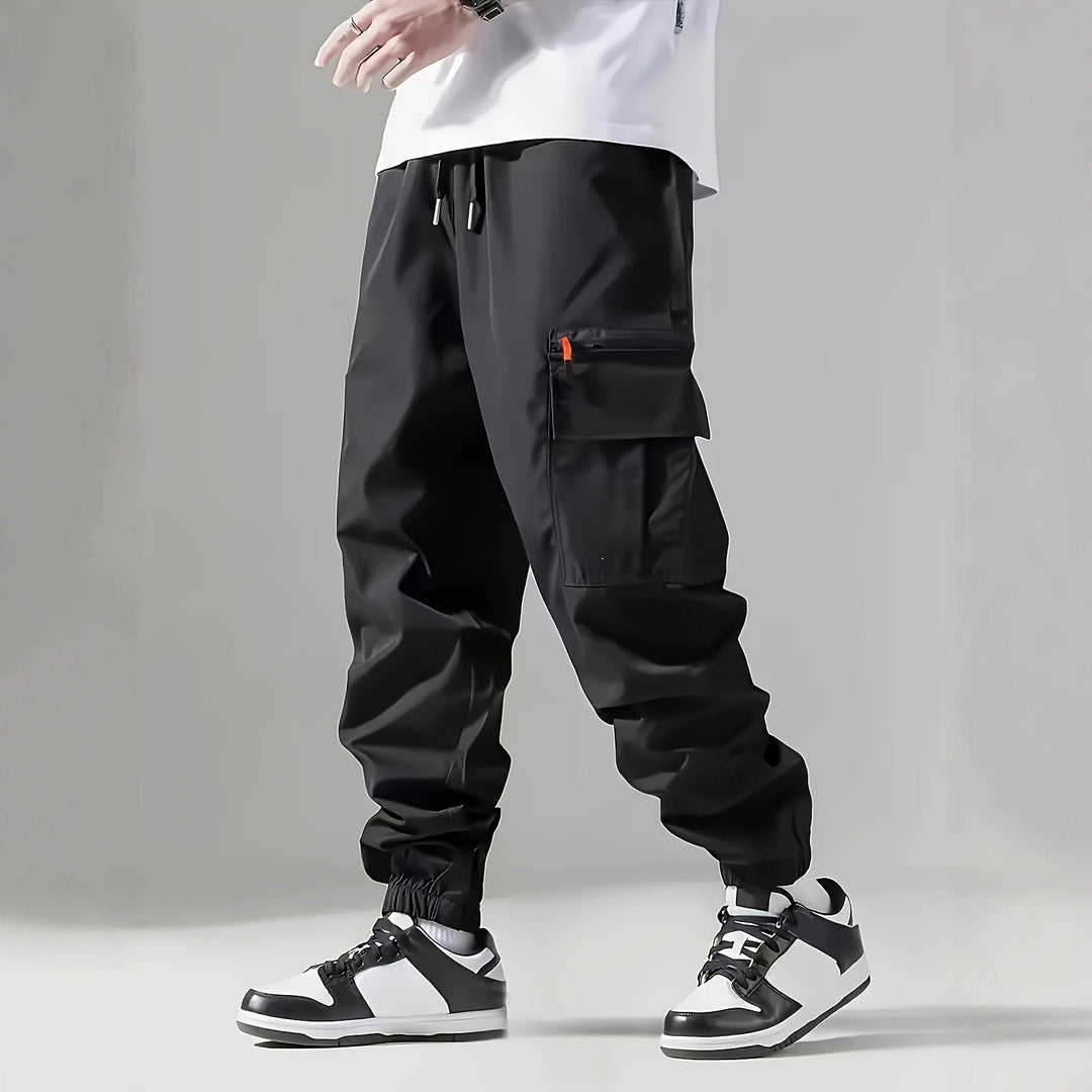 Herren Cargo-Hose mit elastischem Bund Hedi-Mode