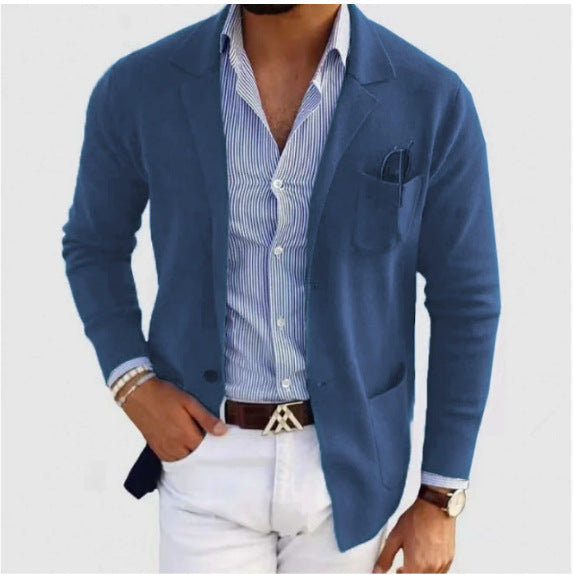 Herren eleganter Strickblazer Aliams