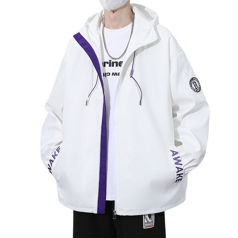 Unisex Freizeitjacke mit wasserdichten Eigenschaften und praktischen Taschen Aliams