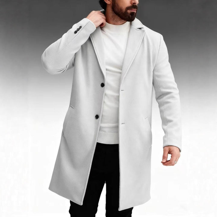 Herren klassischer und eleganter Wintermantel Aliams