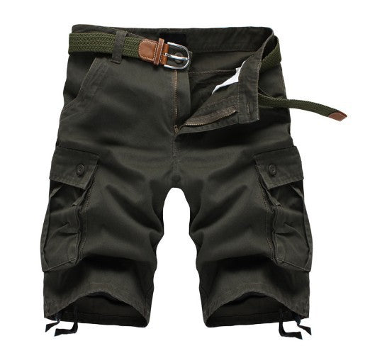 Herren Cargo-Shorts mit vielseitigen Taschen und verstellbarem Bund Aliams