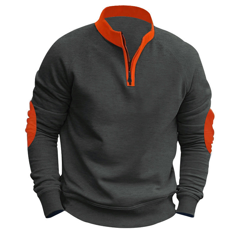 Herren Sportpullover mit Stehkragen Aliams