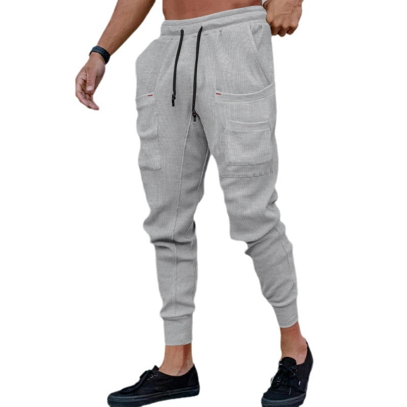 Herren Cargo-Jogginghose mit elastischem Bund und praktischen Taschen Aliams