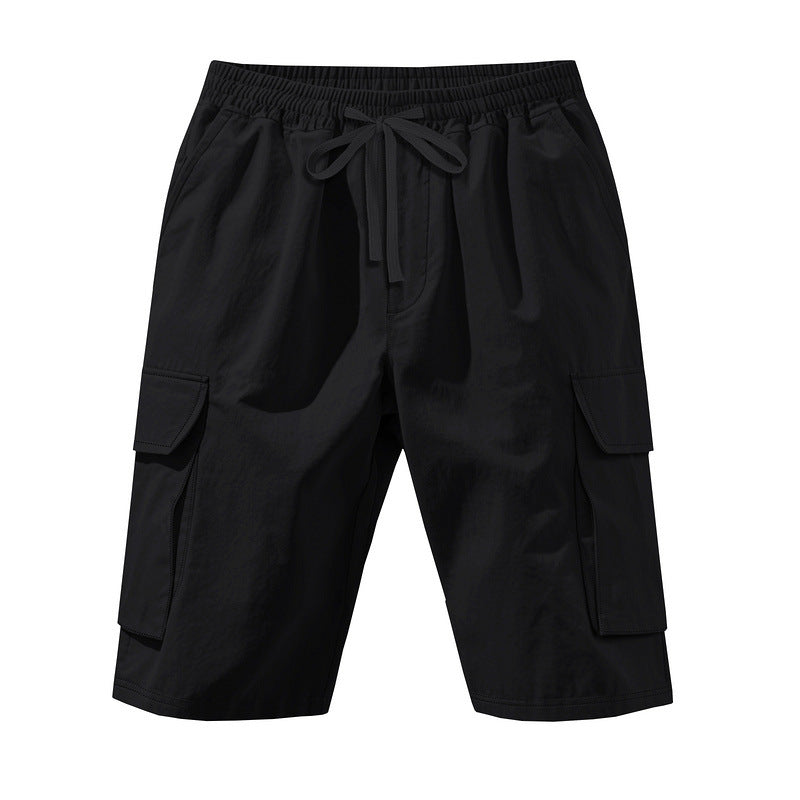 Herren Cargo-Shorts mit elastischem Bund und praktischen Seitentaschen Aliams 1757709064