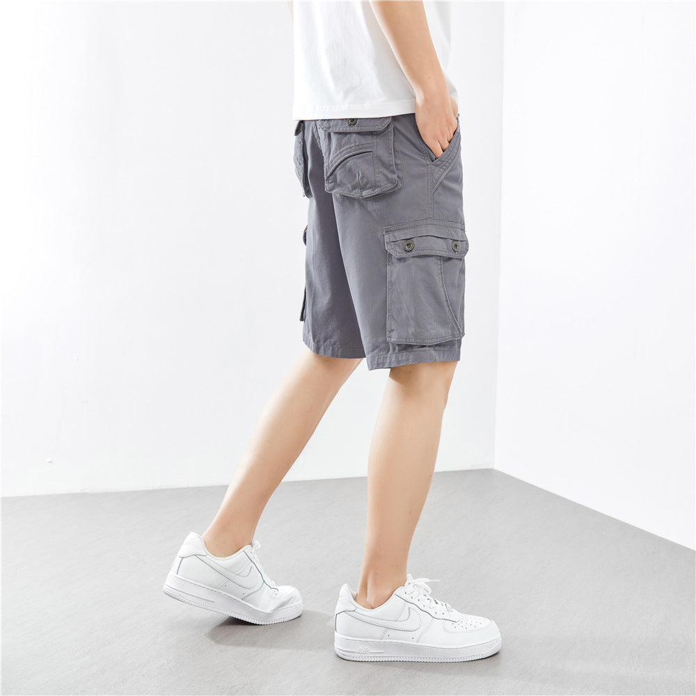 Herren Cargo-Shorts mit funktionalen Seitentaschen Aliams