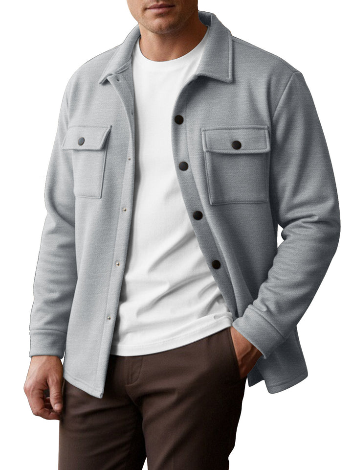 Herren Freizeithemd mit verschließbaren Brusttaschen Aliams