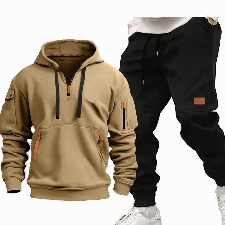 Herren Funktions-Hoodie und Jogginghose Set Aliams