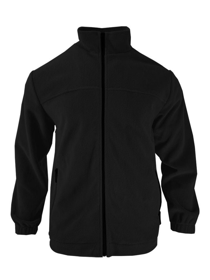 Herren Fleecejacke mit hohem Kragen und praktischen Reißverschlusstaschen Aliams