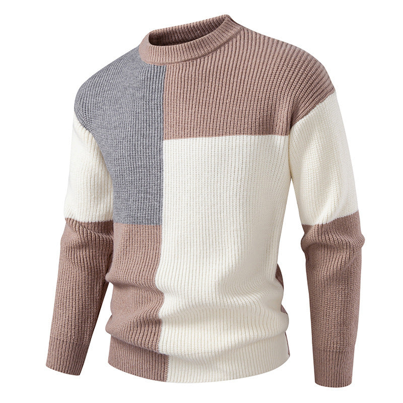 Herren stilvoller und komfortabler gestrickter Pullover Aliams