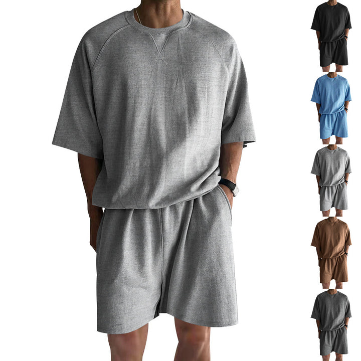 Herren funktionales Freizeit-Set aus atmungsaktivem Material mit bequemer Passform Aliams