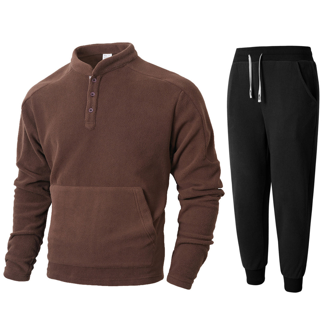 Herren Fleece Freizeitanzug Aliams