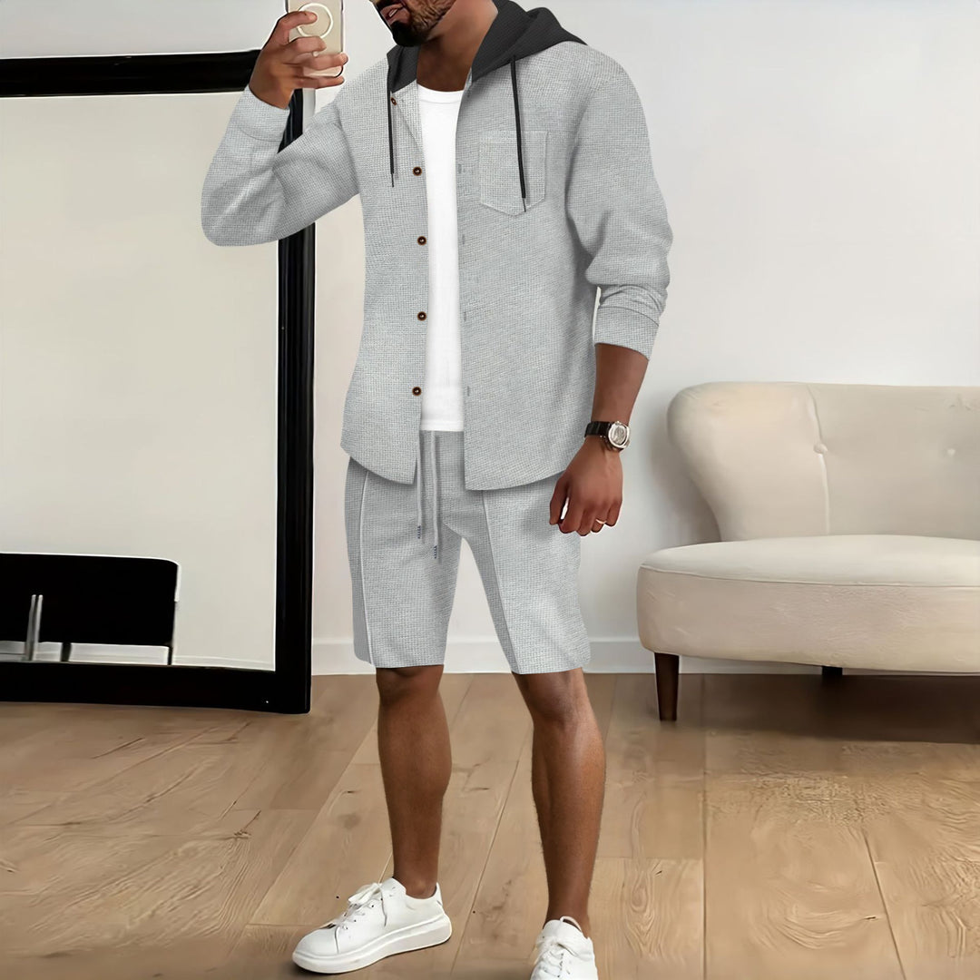 Herren Sportliches Freizeitanzug Aliams