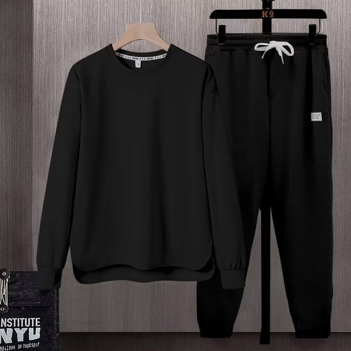 Damen komfortables Sweatshirt und lässige Jogginghose Set Aliams