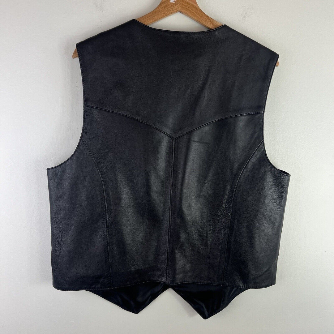 Herren Stilvolle Lederweste Aliams