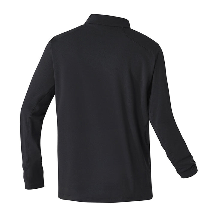 Herren Funktionspullover mit halbem Reißverschluss und atmungsaktivem Material Aliams