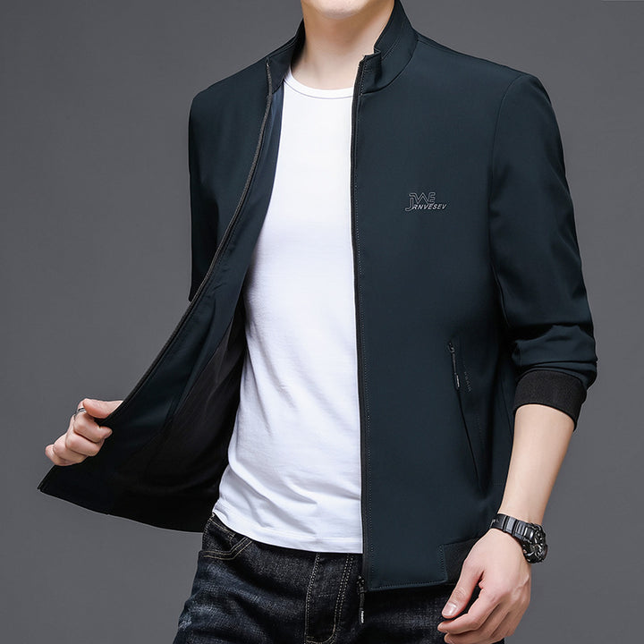 Herren sportliche Jacke mit elastischen Einsätzen und atmungsaktivem Material Aliams