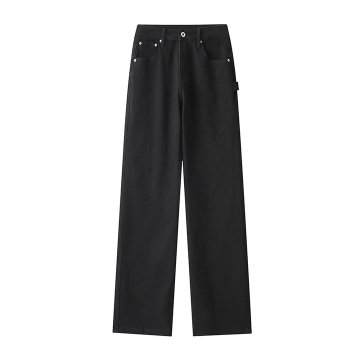 Herren Weitgeschnittene Jeans mit hohem Bund und praktischen Taschen Aliams