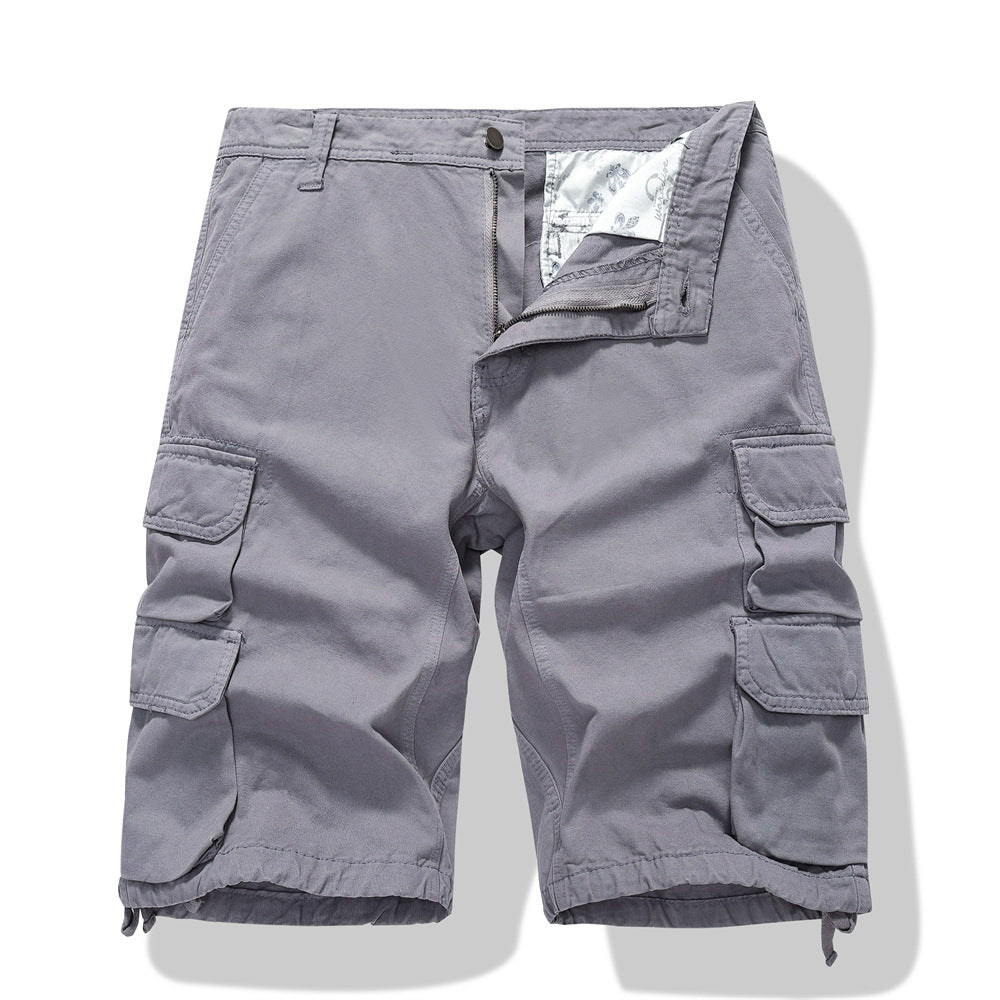 Herren cargo Shorts mit praktischen Seitentaschen und atmungsaktiver Baumwollmischung Aliams