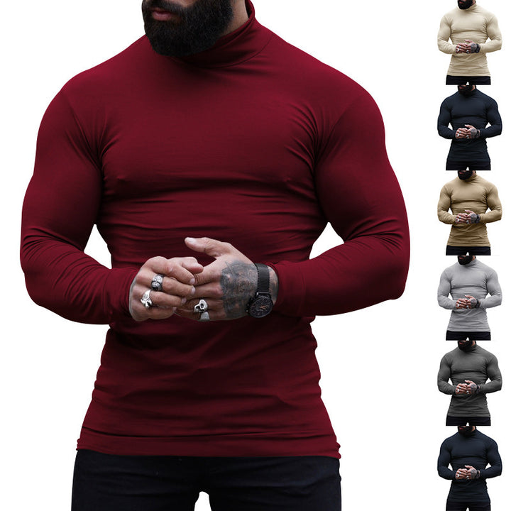 Herren Hochwertiger Stehkragenpullover aus weichem Material Aliams