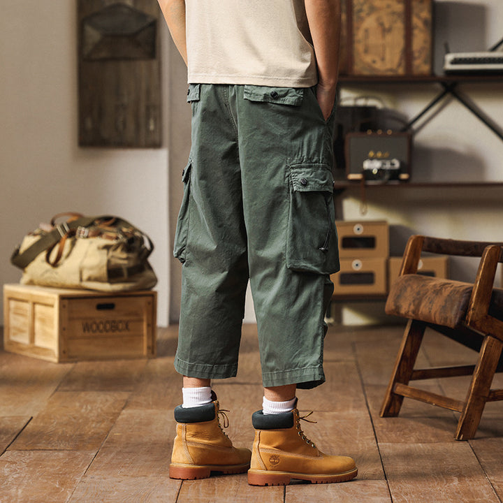 Herren Cargo-Hose mit multifunktionalen Taschen und elastischem Bund Aliams 1758210203
