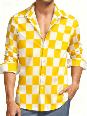 Herren Hemd im modernen Karomuster Aliams