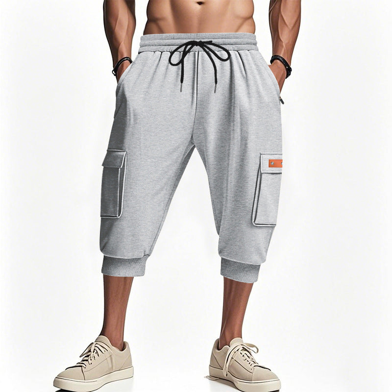 Herren Cargo-Shorts mit elastischem Bund und praktischen Taschen Aliams