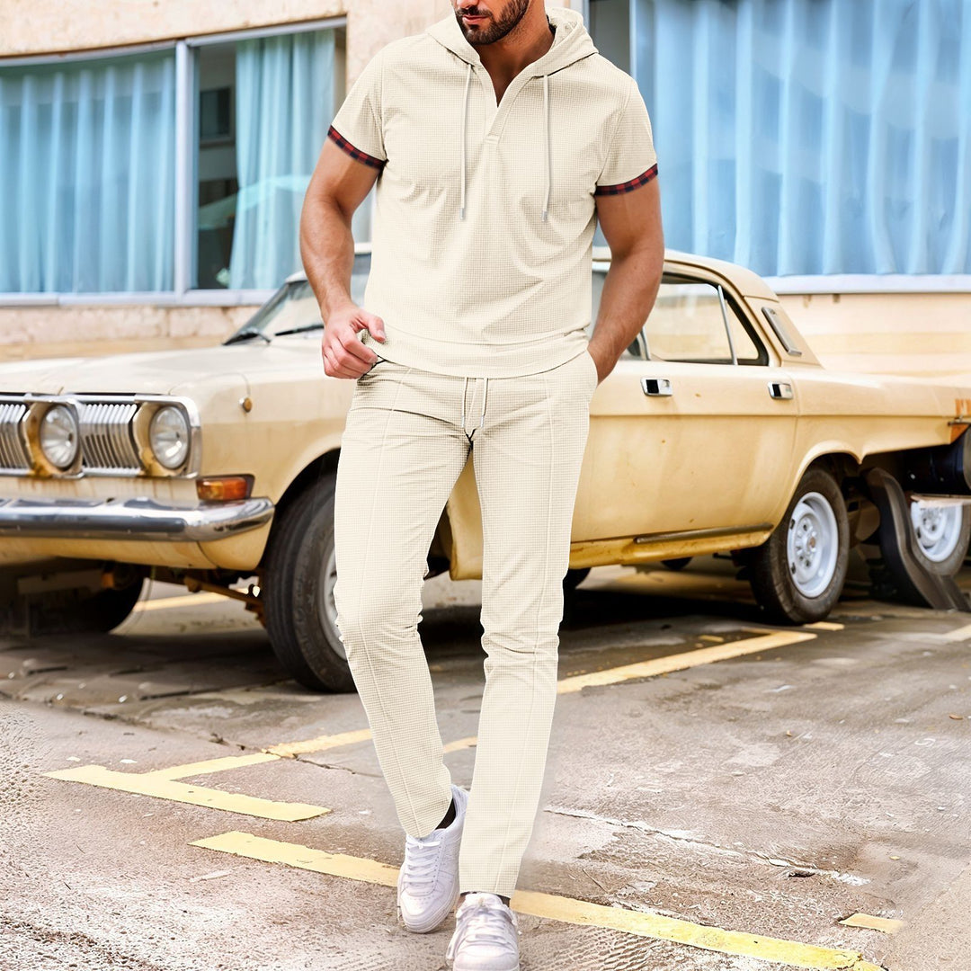 Herren Sportliches Kapuzenset mit funktionalen Taschen und ergonomischem Schnitt Aliams