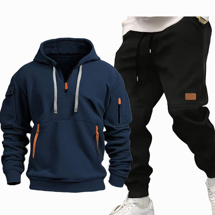 Herren Funktions-Hoodie und Jogginghose Set Aliams