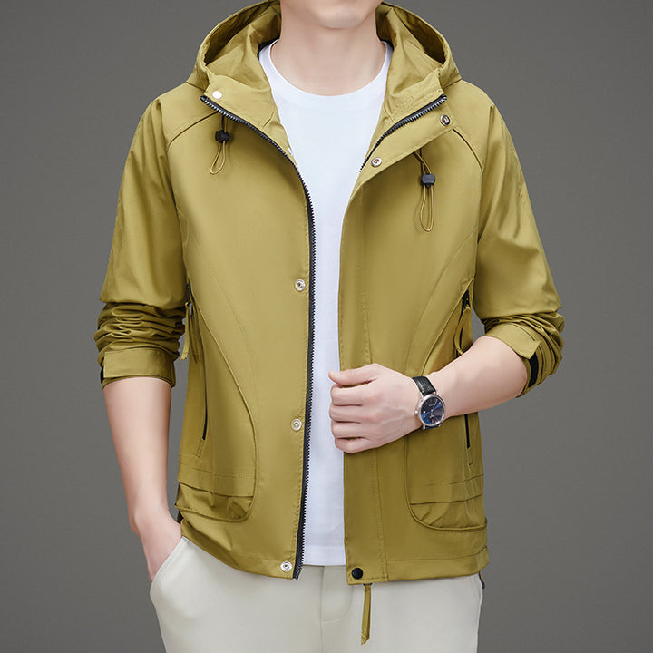 Herren Sportliche Übergangsjacke mit praktischem Kapuzendesign Aliams