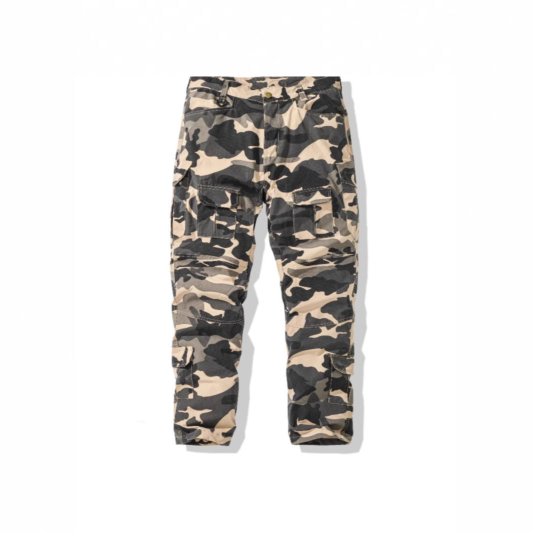 Herren Cargohose im Camouflage-Design Aliams