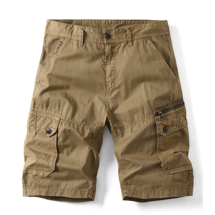 Herren Cargo-Bermudashorts mit praktischen Seitentaschen und verstellbarem Gummizug Aliams