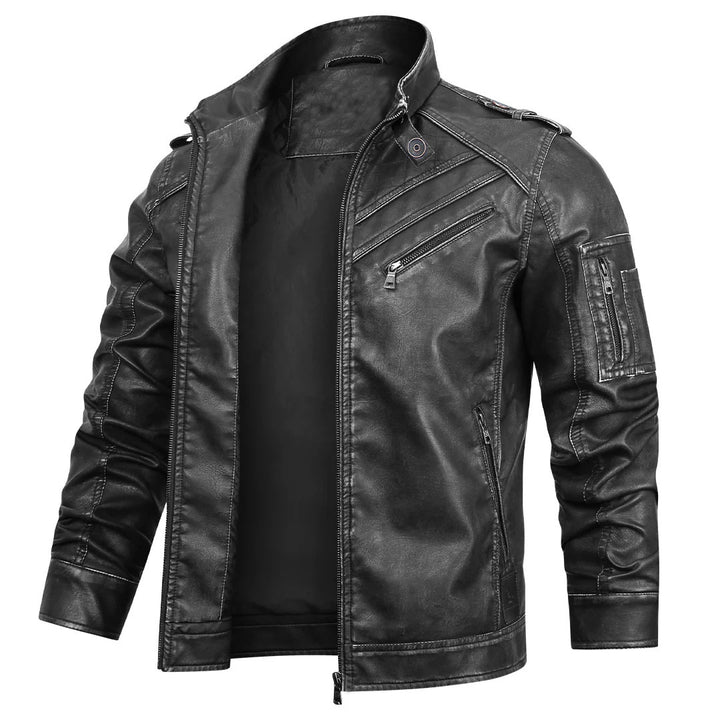 Herren Kunstlederjacke Aliams