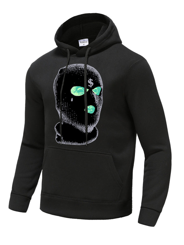 Herren Kapuzenpullover mit ausgefallenem Grafikdruck Aliams