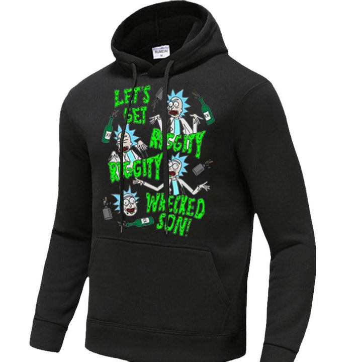 Herren Hoodie mit originellem Grafikdesign Aliams