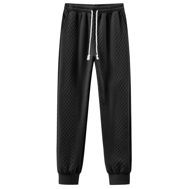 Herren Komfortable Strick-Jogginghose mit modernem Design und elastischem Bund Aliams