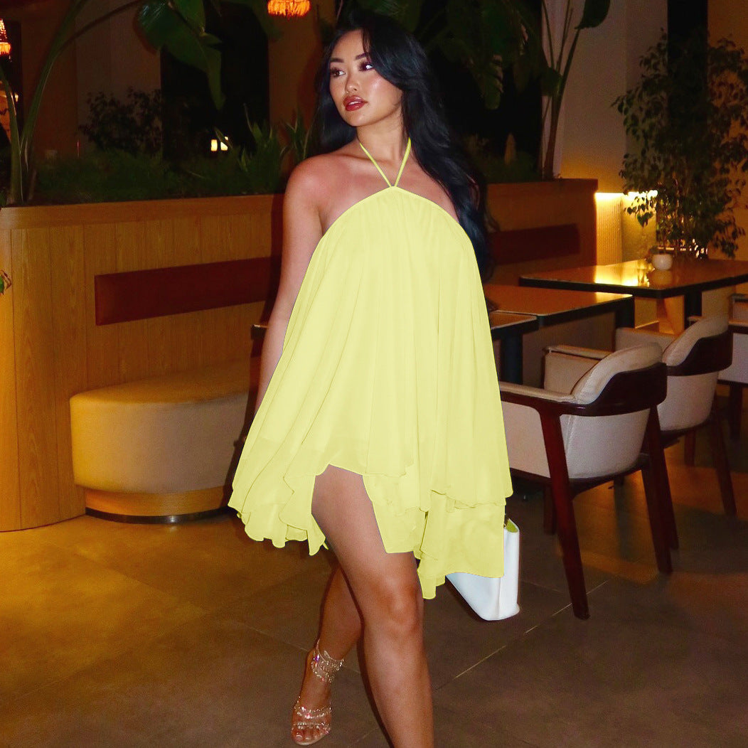 Damen Bedeckendes Strandkleid im luftigen Design Aliams