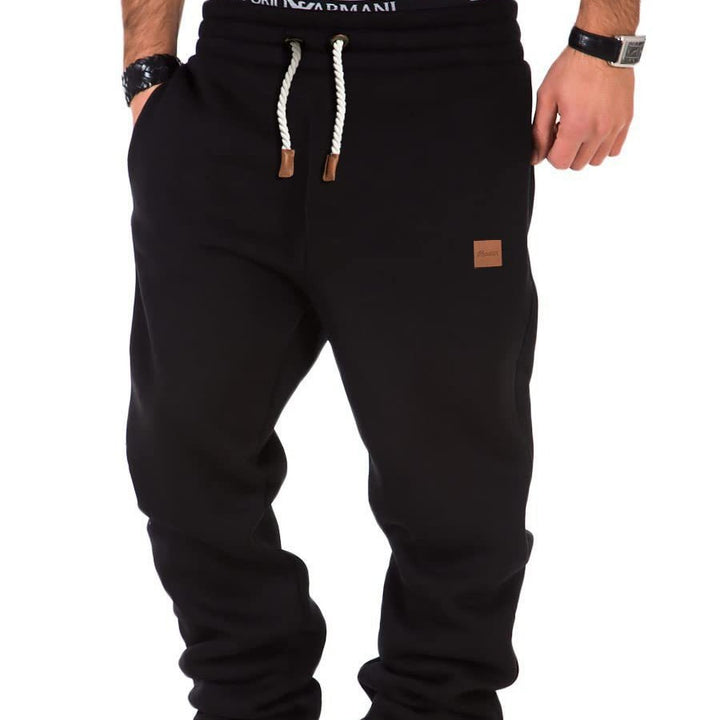Herren Bequeme Sweathose mit Kordelzug Aliams