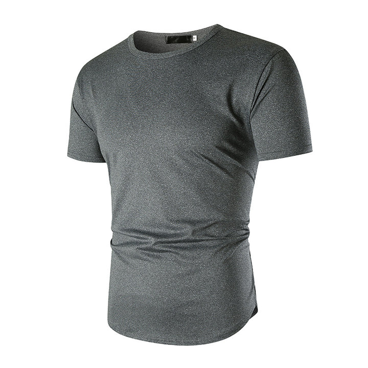 Herren sportliches T-Shirt mit atmungsaktiver Funktionsfaser und bequemer Passform Aliams