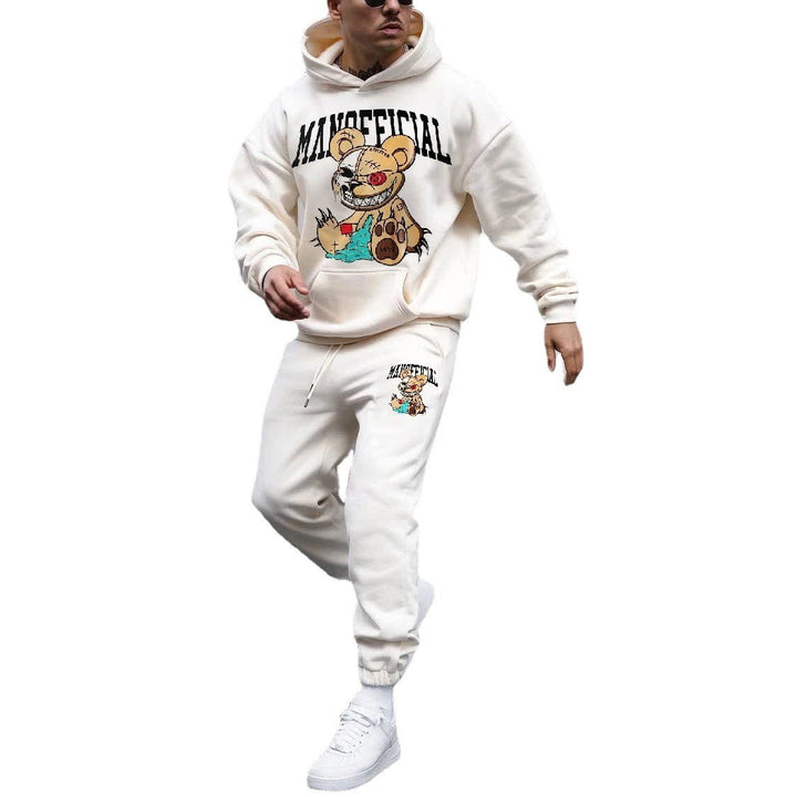 Herren sportliches Set mit lässigem Hoodie und Jogginghose Aliams