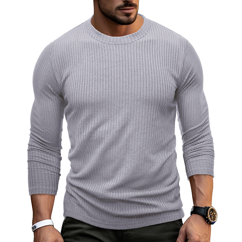 Herren elastisches Ripp-Longsleeve Aliams