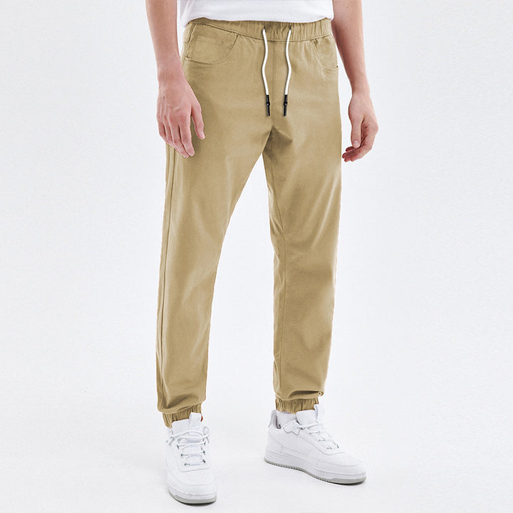 Herren sportliche Freizeithose mit elastischem Bund und praktischen Taschen Aliams