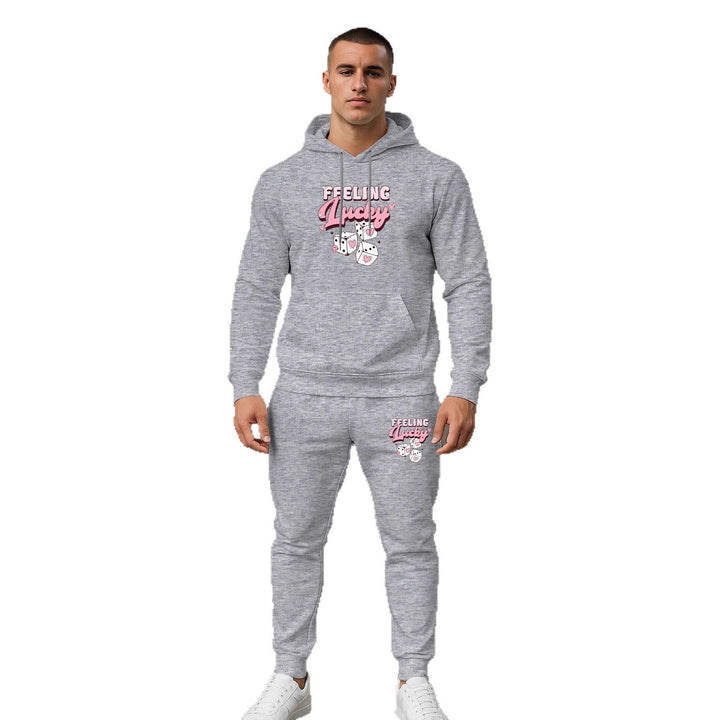 Herren Sportliches Hoodie- und Jogginghosen-Set Aliams