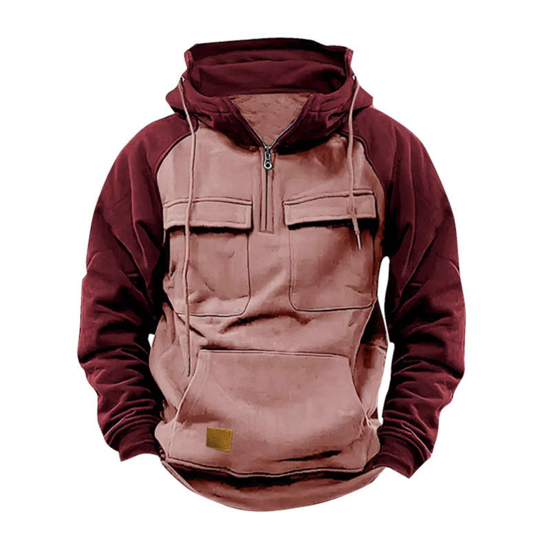 Herren Funktioneller Hoodie mit praktischen Taschen und innovativem Design Aliams