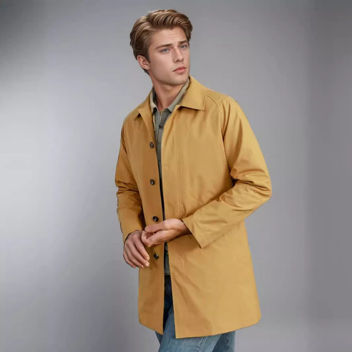 Herren wetterfeste Übergangsjacke mit praktischen Taschen Aliams