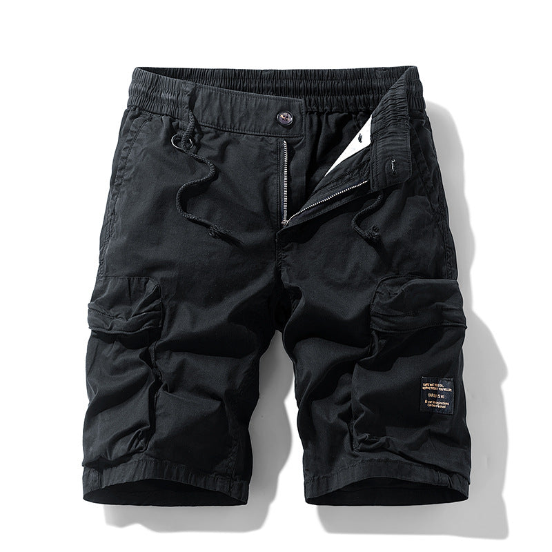Herren Cargo-Shorts aus strapazierfähigem Material mit praktischen Seitentaschen Aliams