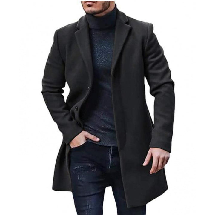 Herren eleganter Wintermantel mit modernem Schnitt Aliams