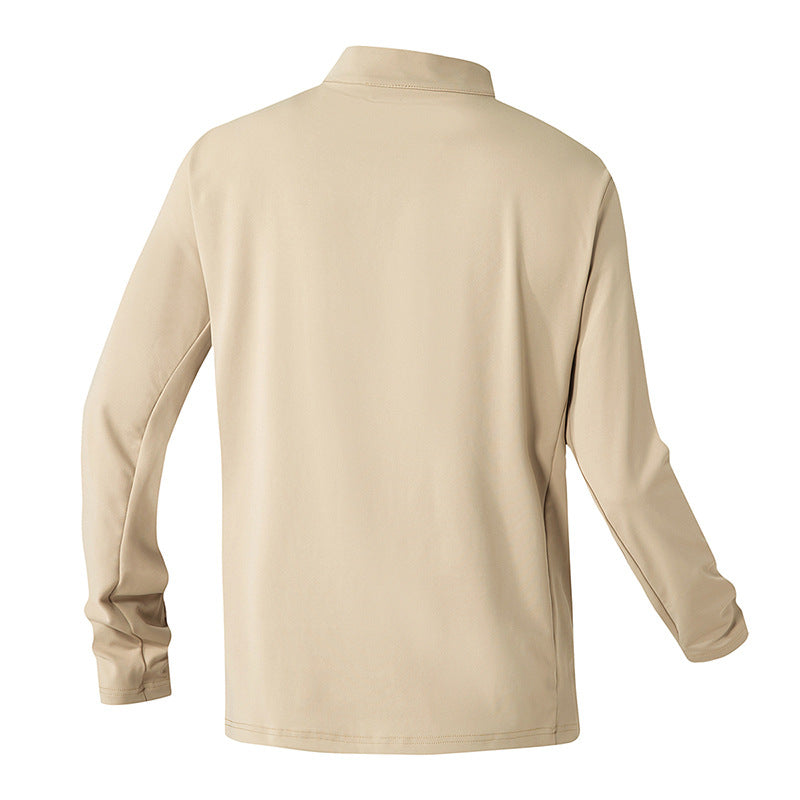 Herren Atmungsaktives Funktionsshirt mit halbem Reißverschluss Aliams