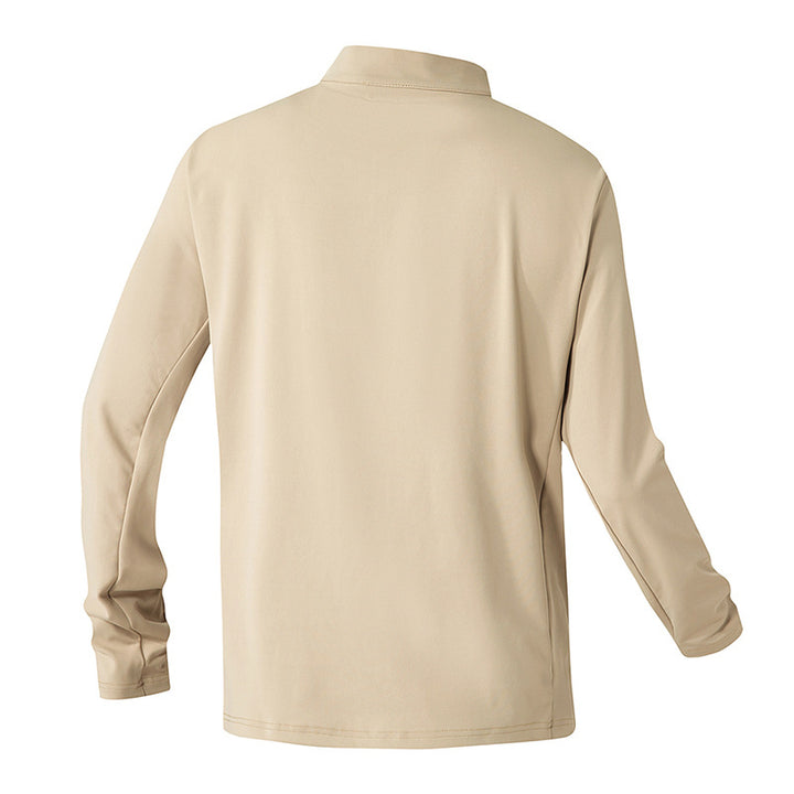 Herren Atmungsaktives Funktionsshirt mit halbem Reißverschluss Aliams